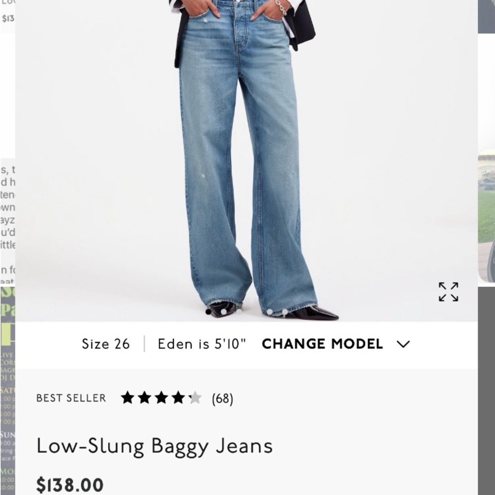 Madewell Blue Flare Wide Leg Jeans